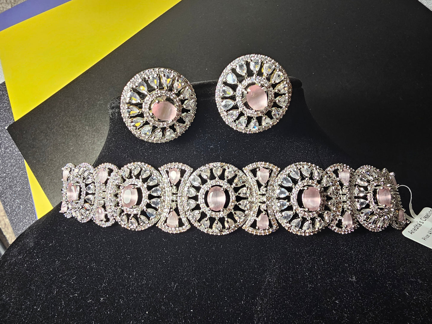 American Diamond Choker Necklace