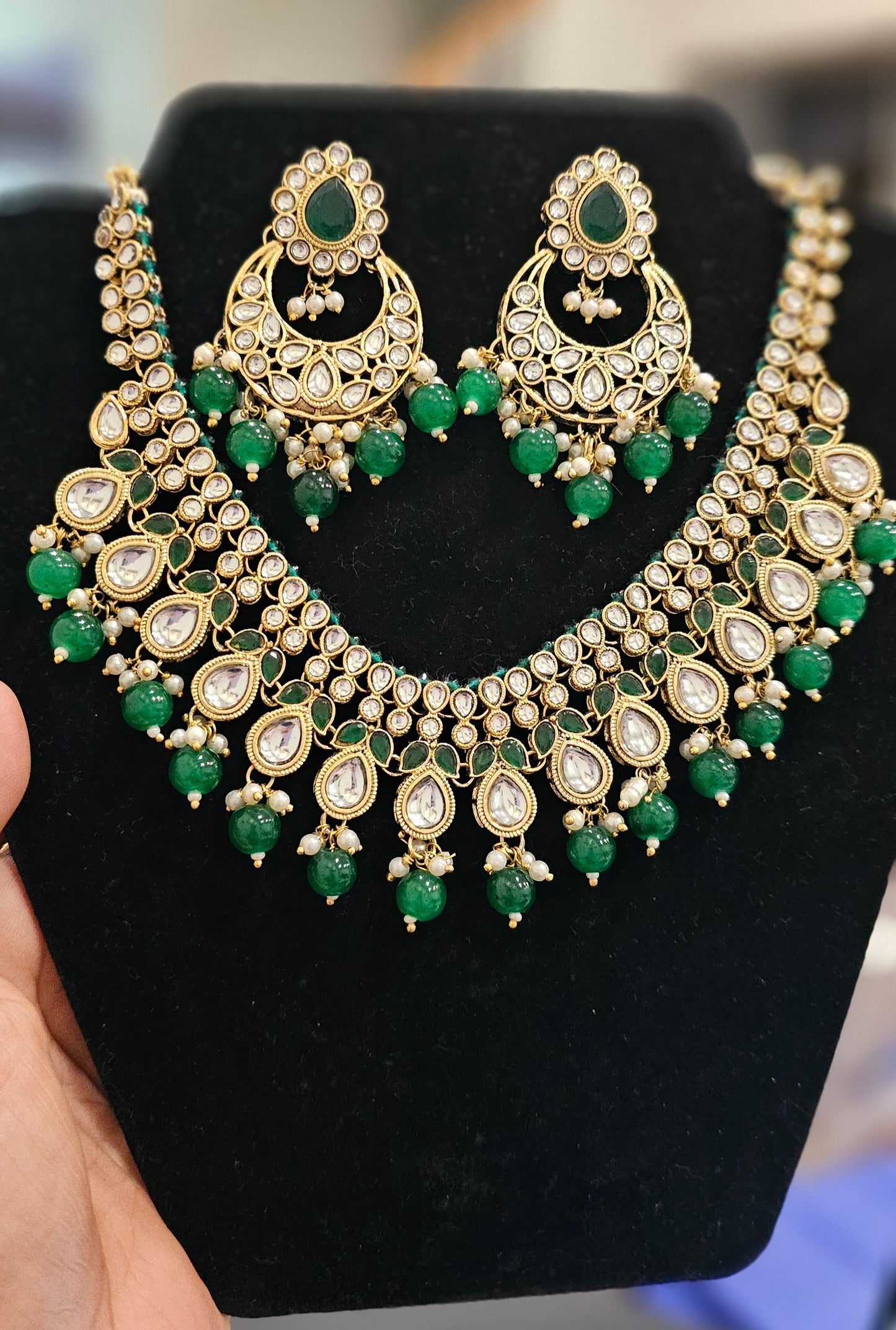 Kundan/polki necklace