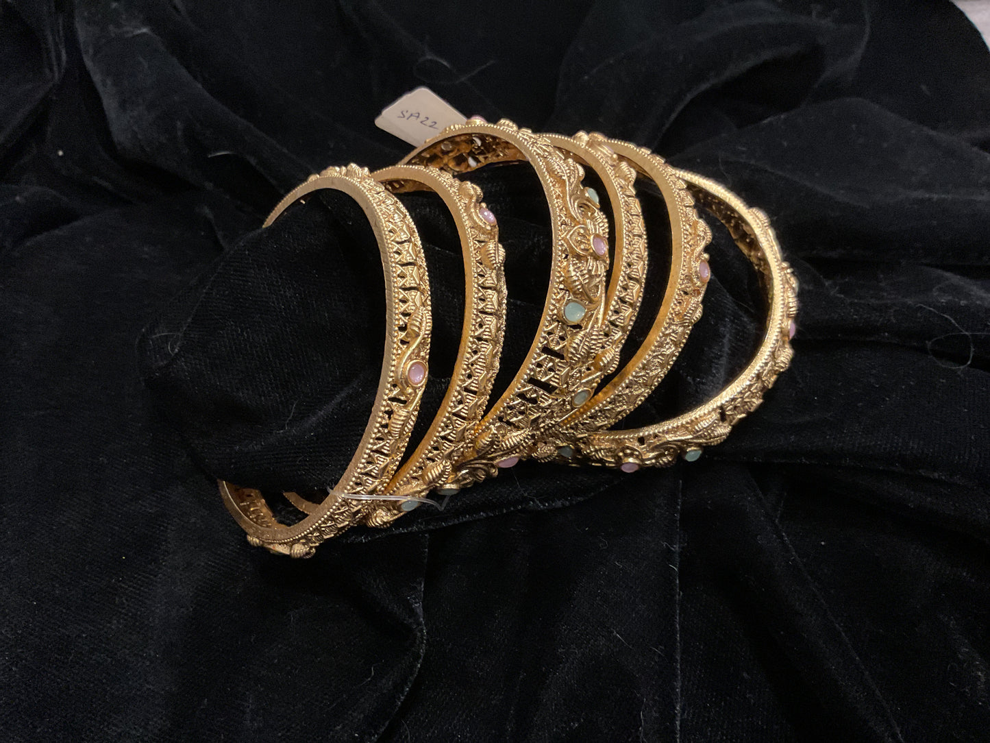 Gold bangles