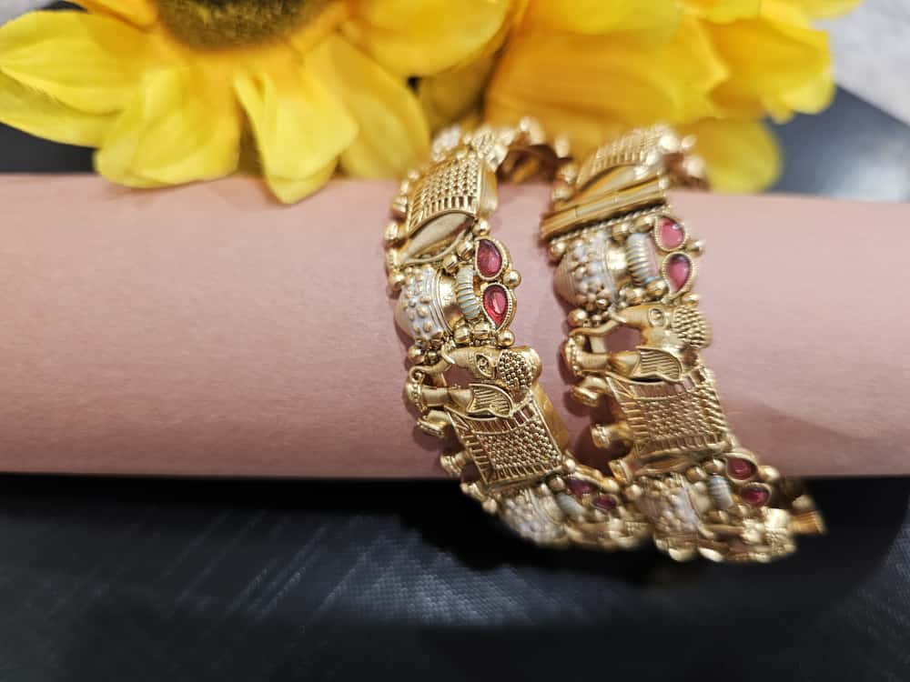 Rajwadi GOLD KADA collection