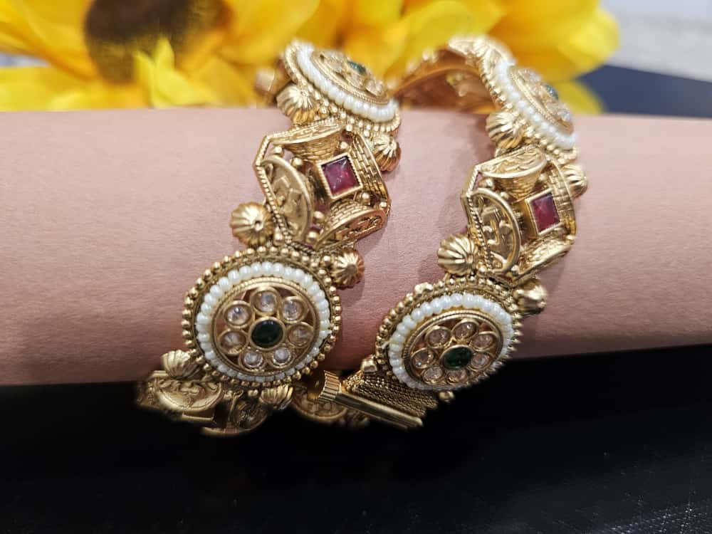 Rajwadi GOLD KADA collection