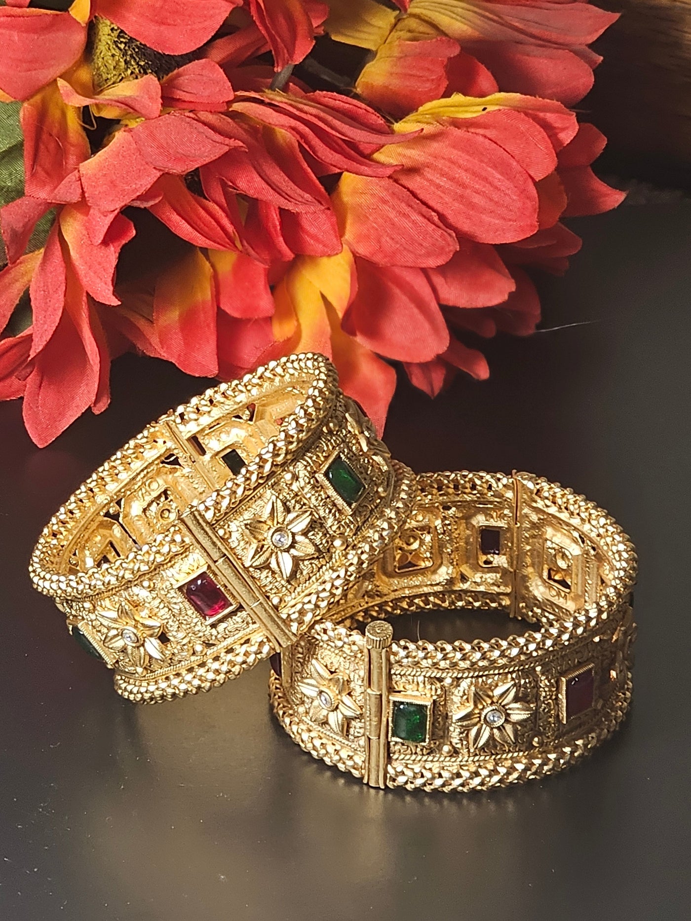 Gold-Plated Bangles Set – Design 11