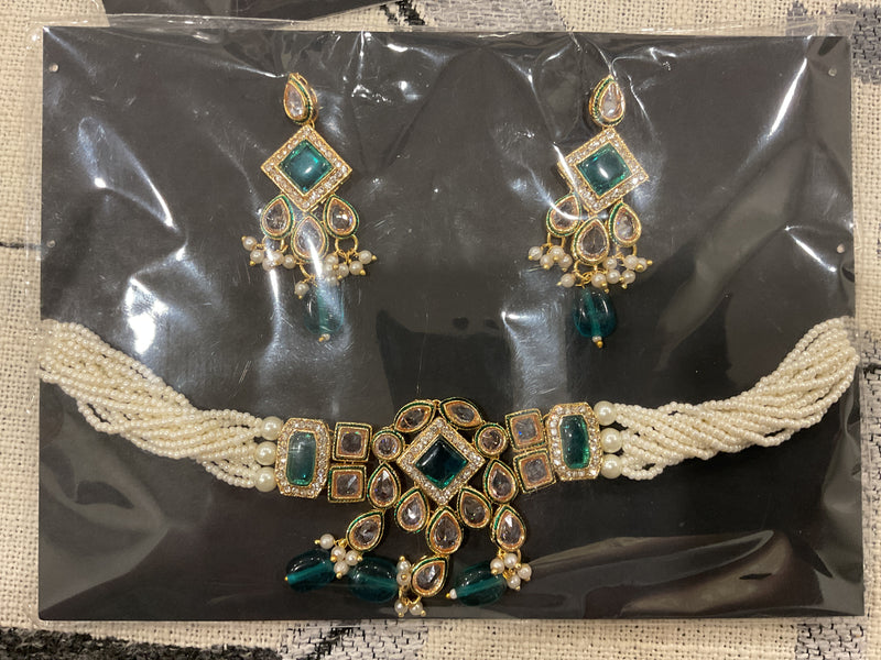 Kundan Necklace Set – Design 01