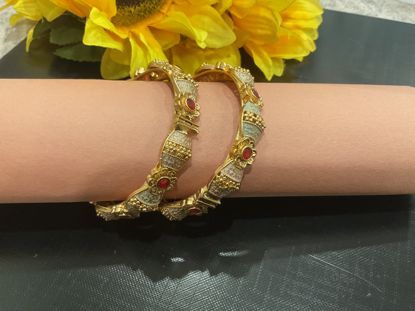 Rajwadi GOLD KADA collection