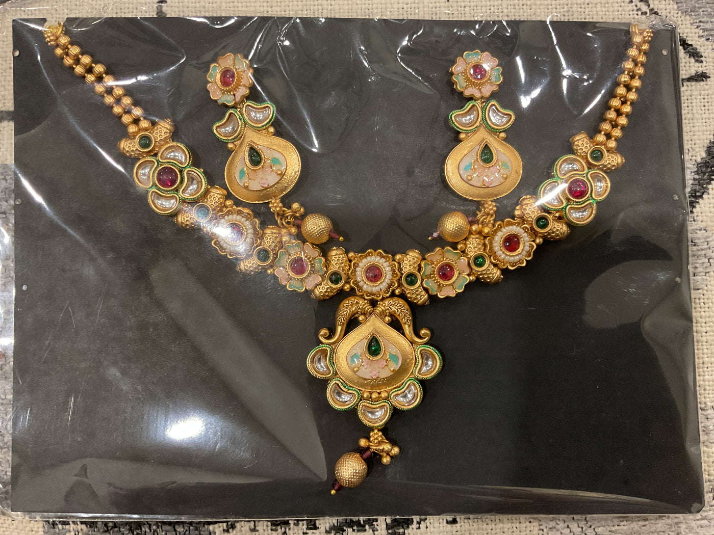 Kundan Necklace Set – Design 08