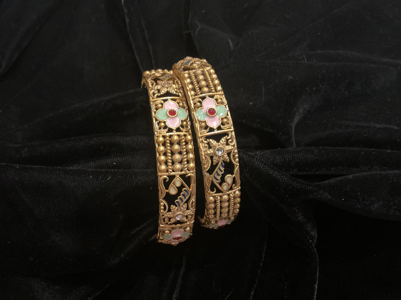 Gold-Plated Bangles Set – Design 02