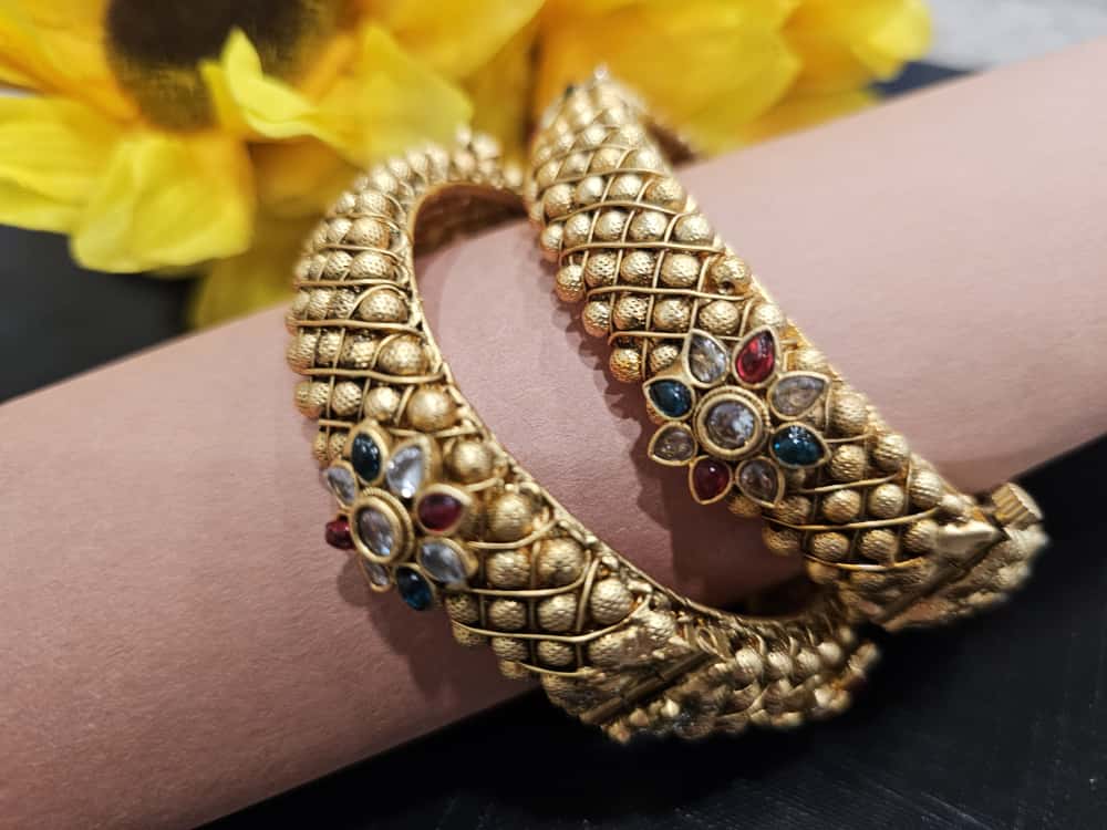 Rajwadi GOLD KADA collection