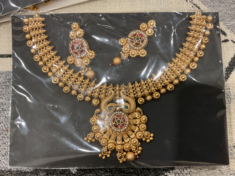 Kundan Necklace Set – Design 09