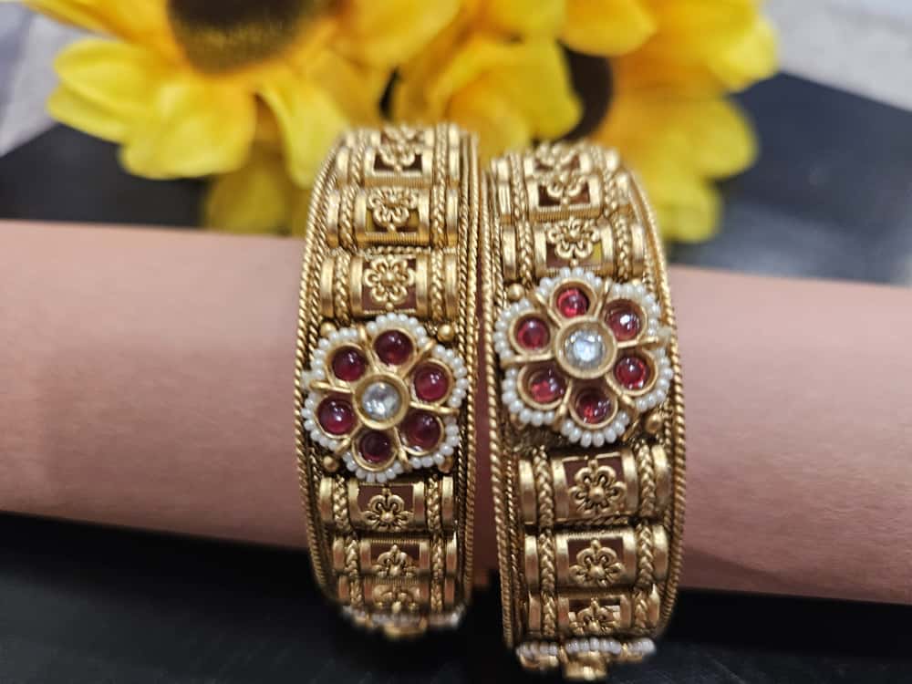 Rajwadi GOLD KADA collection