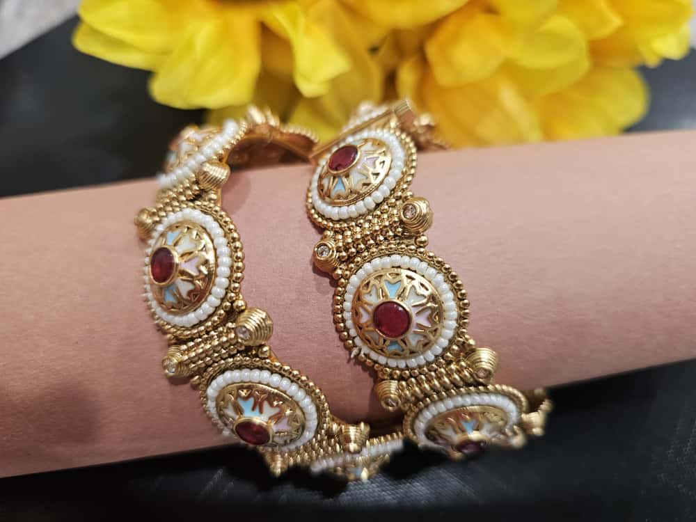 Rajwadi GOLD KADA collection