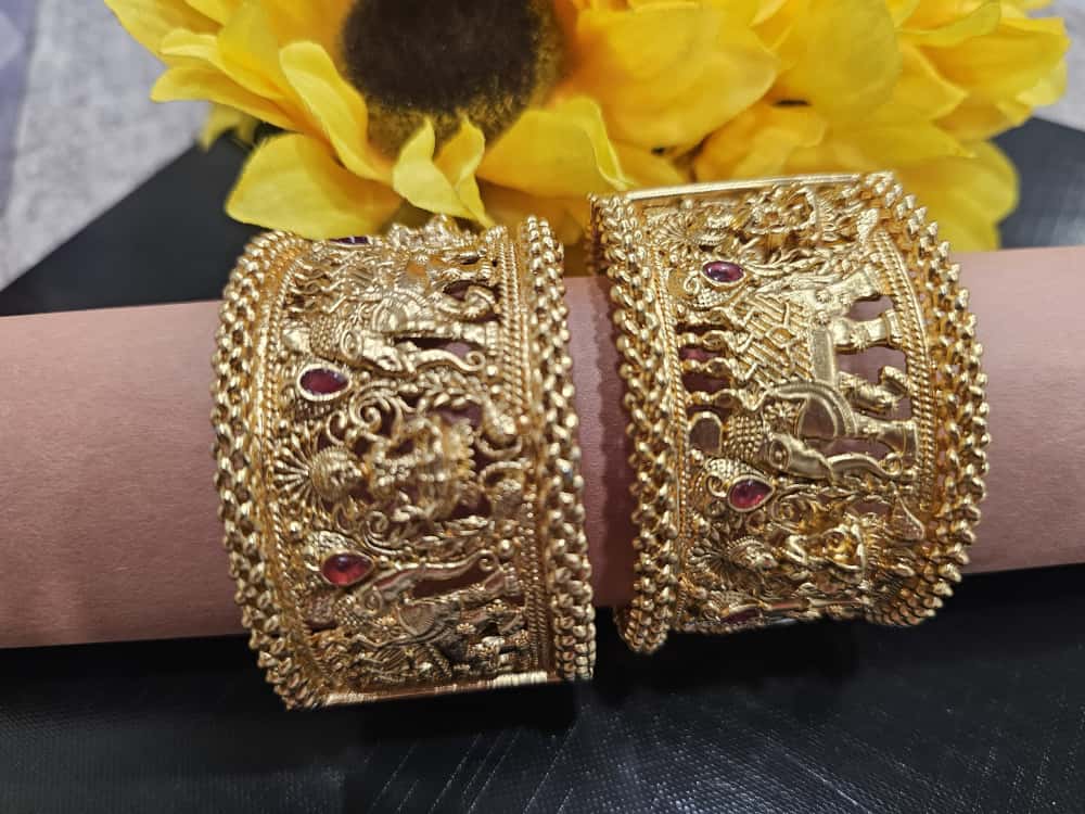 Rajwadi GOLD KADA collection