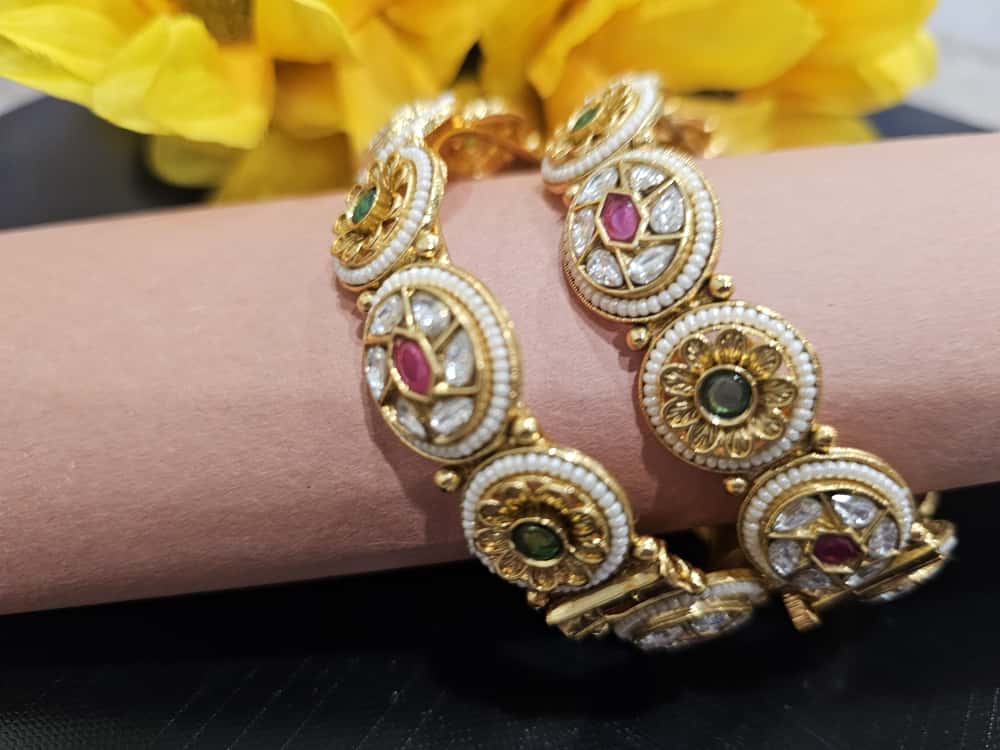 Rajwadi GOLD KADA collection