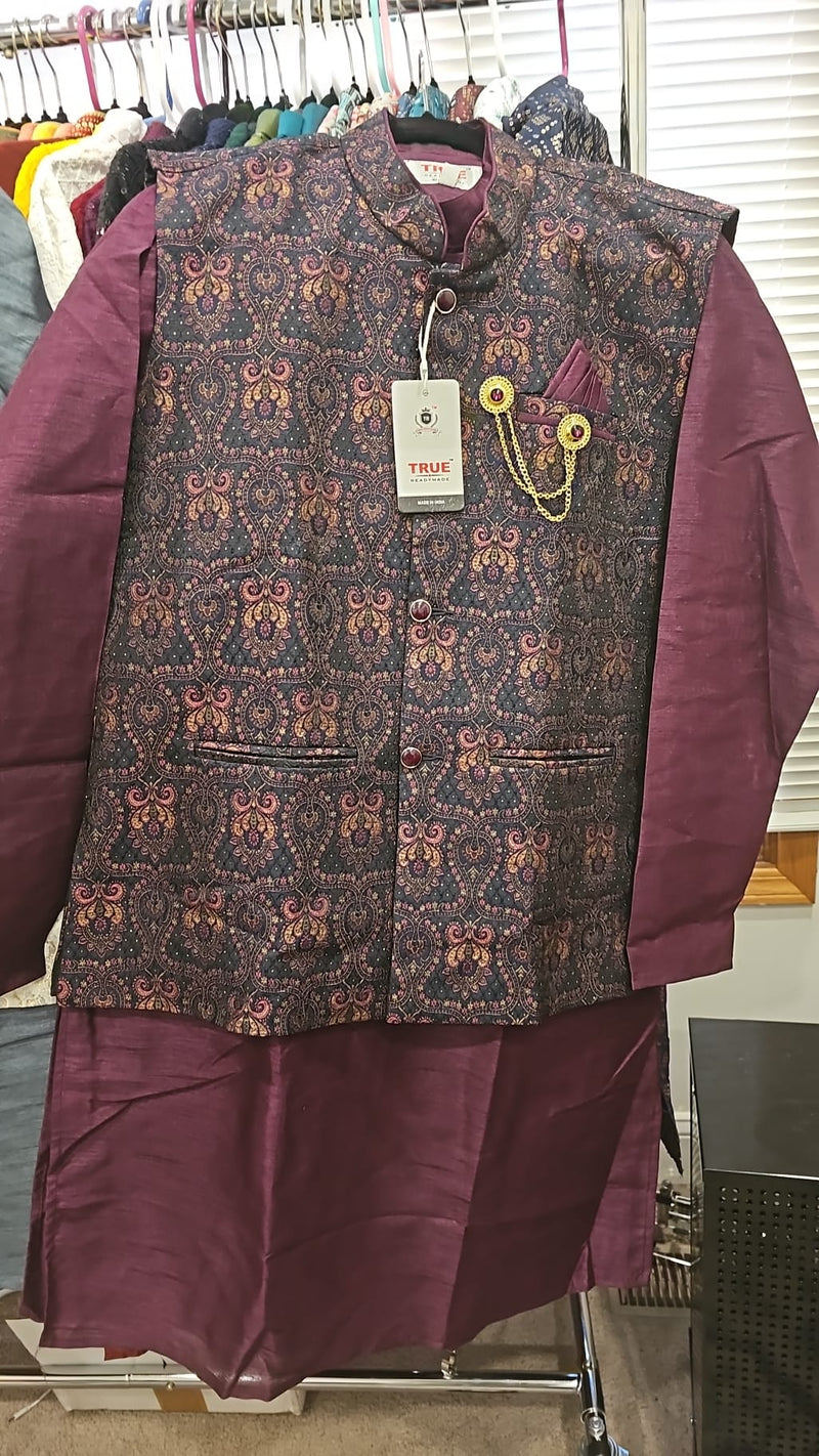 Men's Kurta Pajama Set – Design 06