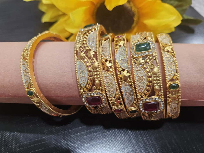 Gold-Plated Bangles Set – Design 13