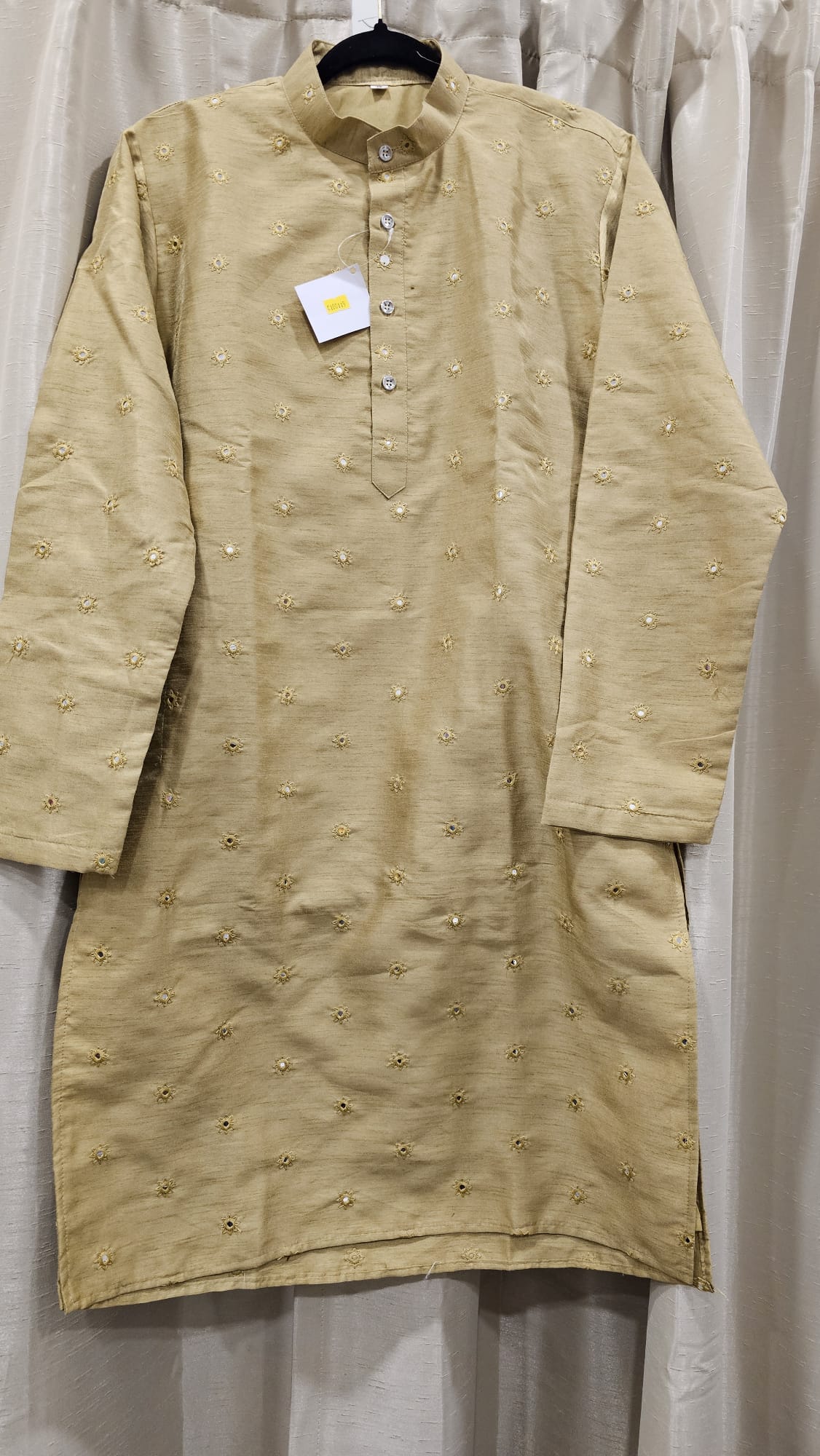 Gold Mirror work Kurta Pajama